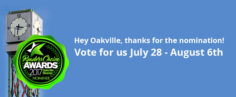 Hey Oakville, thanks for the nomination!