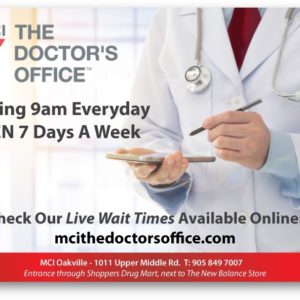 MCI The Doctors office open 7 days a week at 9:00 am