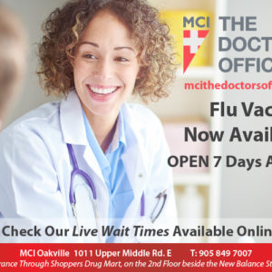Get Your Flu Shot at MCI The Doctor’s Office Walk-in Clinic