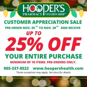 Hooper’s Customer Appreciation Week