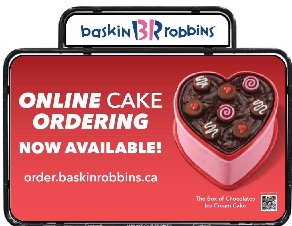 Online ordering is now available at Baskin Robbins