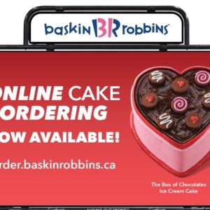 Online ordering is now available at Baskin Robbins
