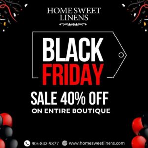 Home Sweet Linens Black Friday Sale